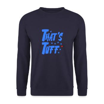 bold blue red - Unisex Sweatshirt - navy - Front - Alina (178cm) & Michal (187cm)
