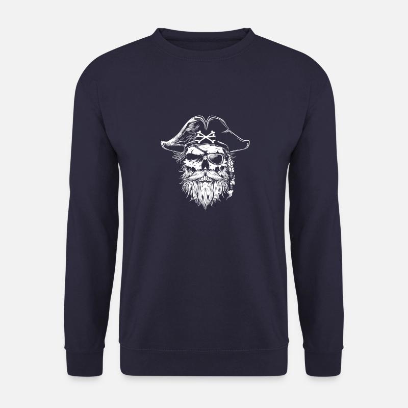 Pirate Skull - Unisex Sweatshirt - navy