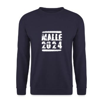 Malle 2024 Team - Unisex Pullover - Navy - Vorne - Alina (178cm) & Michal (187cm)
