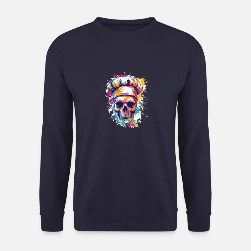 Chef Chef Skull - Unisex Sweatshirt - navy
