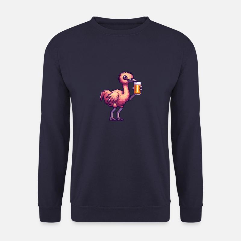 Strauß Bier Pixel - Unisex Pullover - Navy