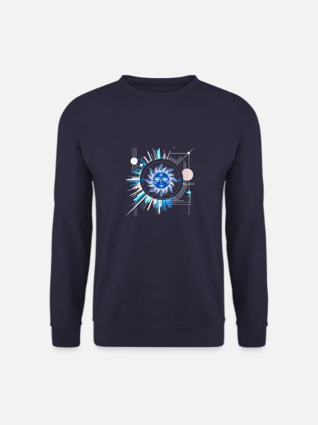 Tarot Karte Okkult Astrologie gothic esoterik - Unisex Pullover - Navy