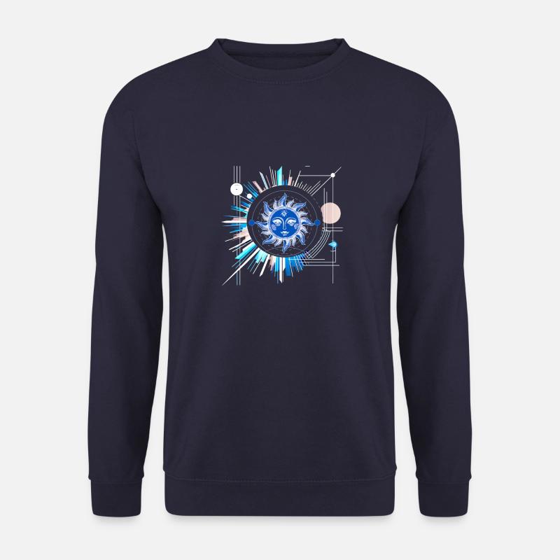 Tarot Karte Okkult Astrologie gothic esoterik - Unisex Pullover - Navy