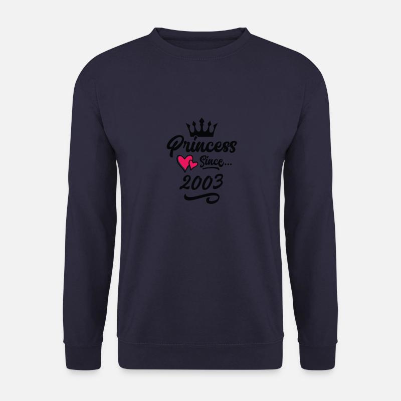 2003 Anniversaire de la princesse - Sweat-shirt Unisexe - marine