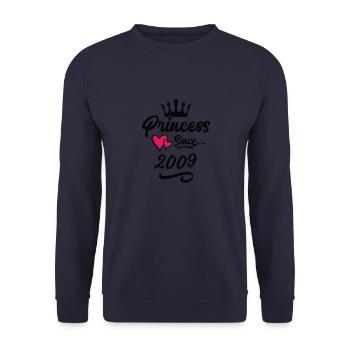 2009 Anniversaire de la princesse - Sweat-shirt Unisexe - marine - Devant - Alina (178cm) & Michal (187cm)