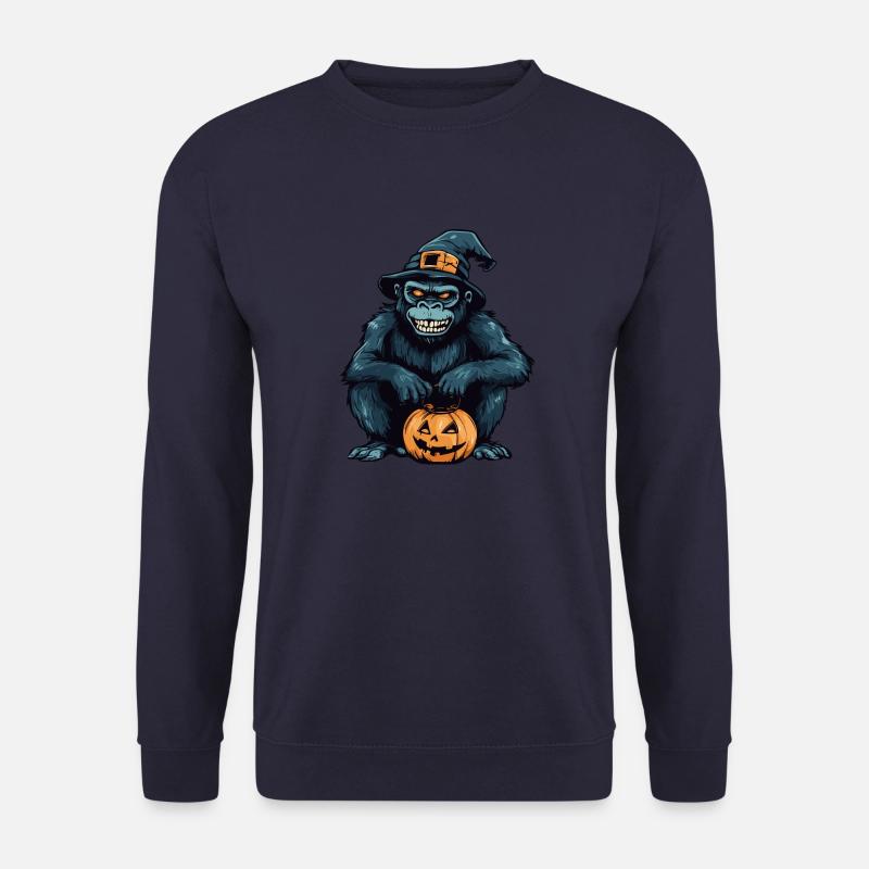 Gorilla Halloween Zombie - Unisex Sweatshirt - navy