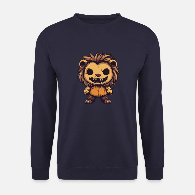 Lion Halloween Zombie - Unisex Sweatshirt - navy