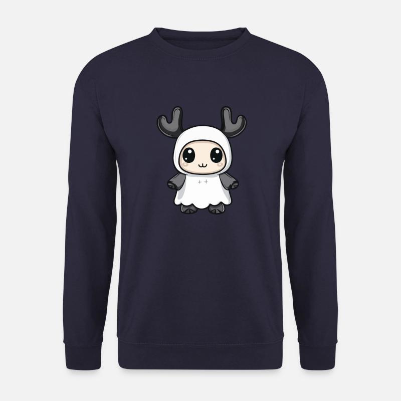 Elch Halloween Lustig Geist - Unisex Pullover - Navy