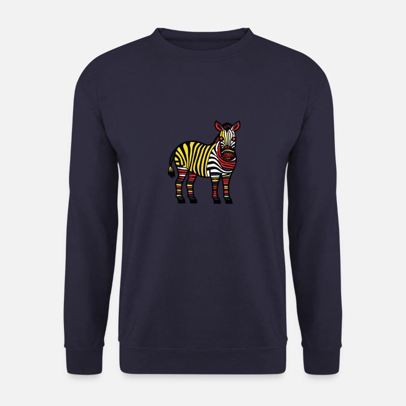 Zebra Halloween Animal - Unisex Sweatshirt - navy