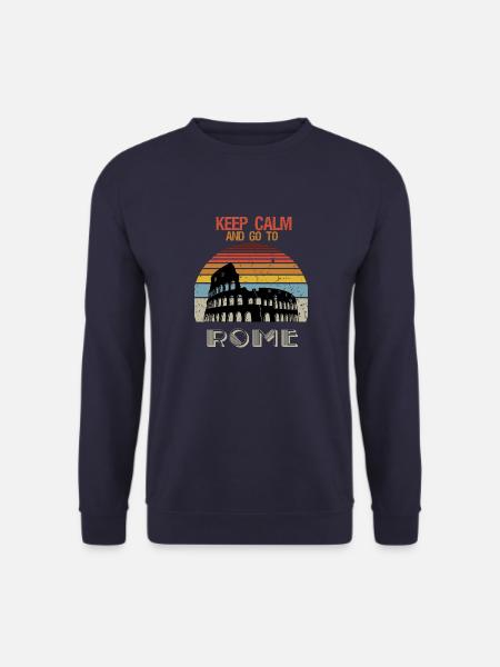 Keep Calm And Go To Rome - Unisex Sweatshirt - navy
