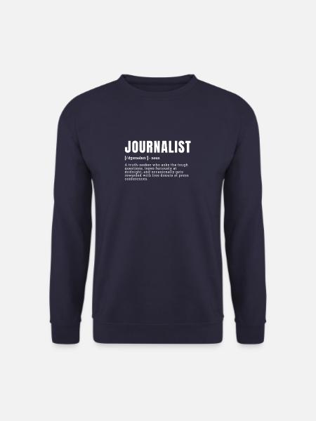 Journaliste drôle dictionnaire définition graphique occ - Sweat-shirt Unisexe - marine