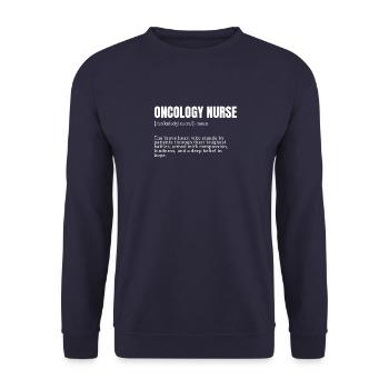 Definition Of Top Occupations For Women Dictionary - Unisex Pullover - Navy - Vorne - Alina (178cm) & Michal (187cm)