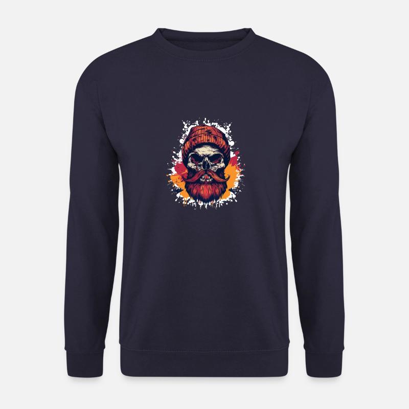 Bûcheron Crâne Bûcheron - Sweat-shirt Unisexe - marine