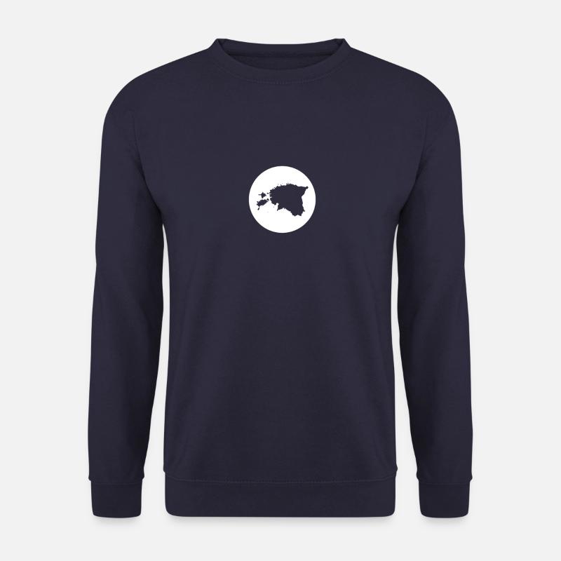 Estonia Map Estonian Este - Unisex Sweatshirt - navy