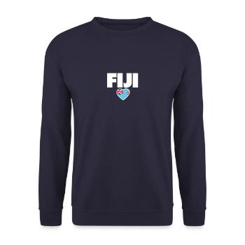 Fidji Fidji Drapeau fidjien Fidji - Sweat-shirt Unisexe - marine - Devant - Alina (178cm) & Michal (187cm)