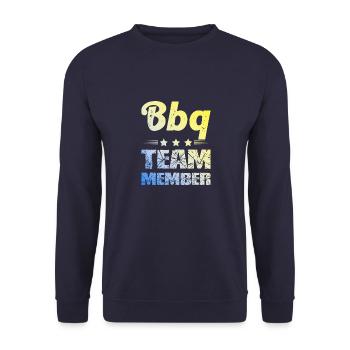 Équipe de barbecue - Sweat-shirt Unisexe - marine - Devant - Alina (178cm) & Michal (187cm)