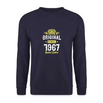 1967 limited edition - Unisex Pullover - Navy - Vorne - Alina (178cm) & Michal (187cm)