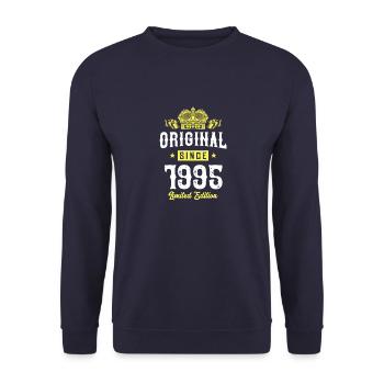 1995 limited edition - Unisex Pullover - Navy - Vorne - Alina (178cm) & Michal (187cm)