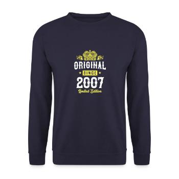 2007 Limited Edition - Unisex Sweatshirt - navy - Front - Alina (178cm) & Michal (187cm)