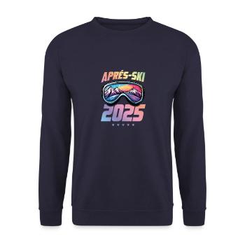 Après-ski 2025 Multicolore - Sweat-shirt Unisexe - marine - Devant - Alina (178cm) & Michal (187cm)