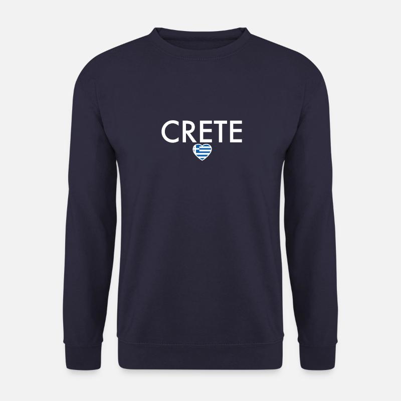 Crete Griechenland Griechische Flagge Grieche - Unisex Pullover - Navy