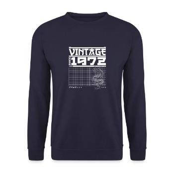 Samurai Legacy Né en 1972 - 53e Dragon Spirit - Sweat-shirt Unisexe - marine - Devant - Alina (178cm) & Michal (187cm)