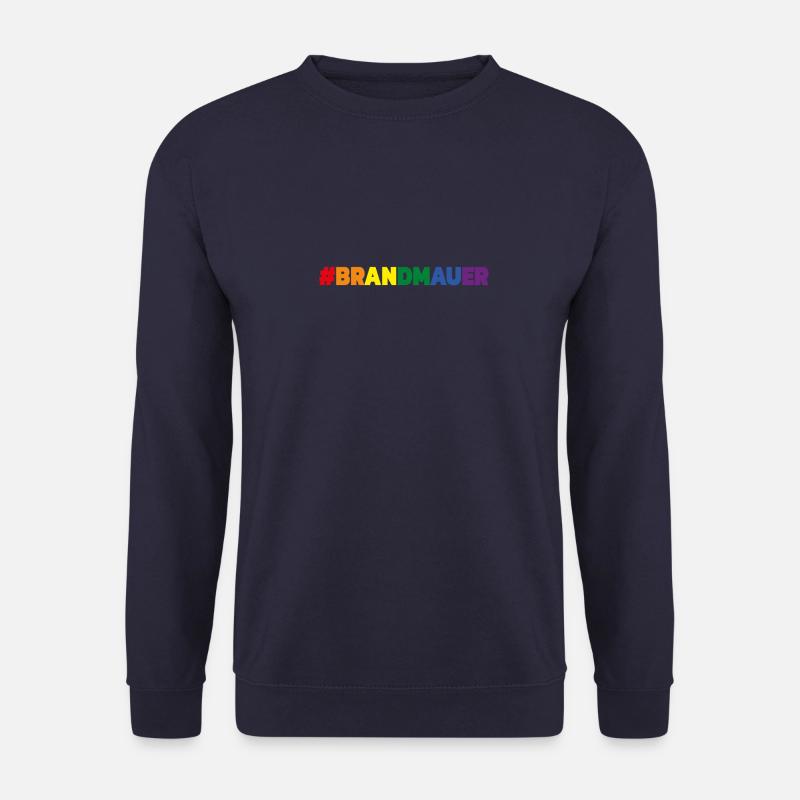Brandmauer Regenbogen - Unisex Pullover - Navy