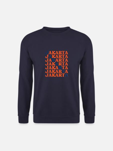 Vibrant Energy of Jakarta Indonesia - Unisex Sweatshirt - navy