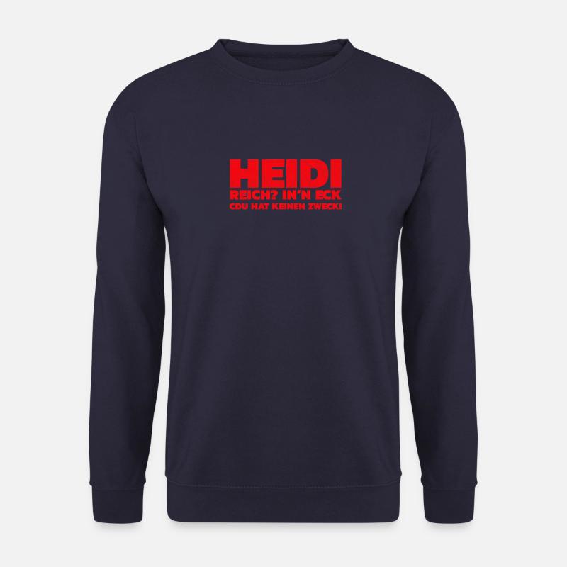 Reich? In‘n Eck, CDU hat keinen Zweck! - Unisex Pullover - Navy
