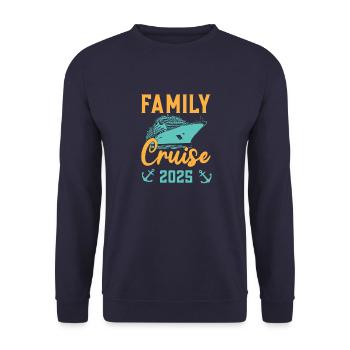 Croisière familiale 2025 Croisière familiale assortie - Sweat-shirt Unisexe - marine - Devant - Alina (178cm) & Michal (187cm)