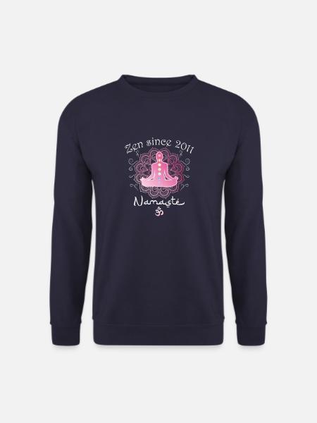 Zen seit 2011 - 14 Jahre Ruhe und Klarheit - Unisex Pullover - Navy