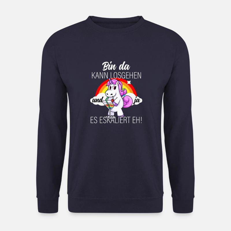 escalates anyway artboard 1 copy - Unisex Sweatshirt - navy