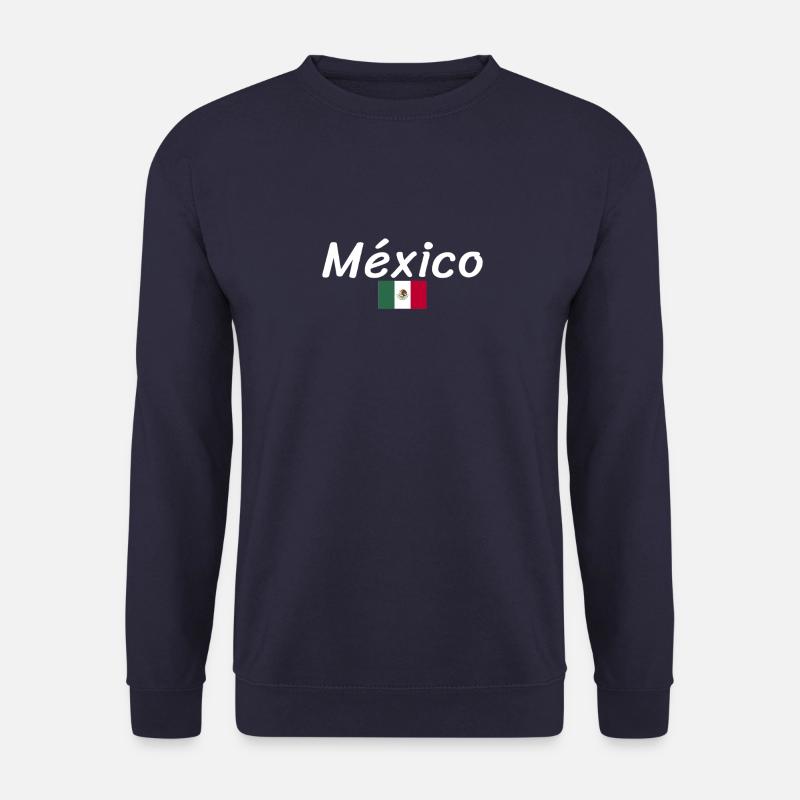 Mexico Mexican Flag Mexican - Unisex Sweatshirt - navy