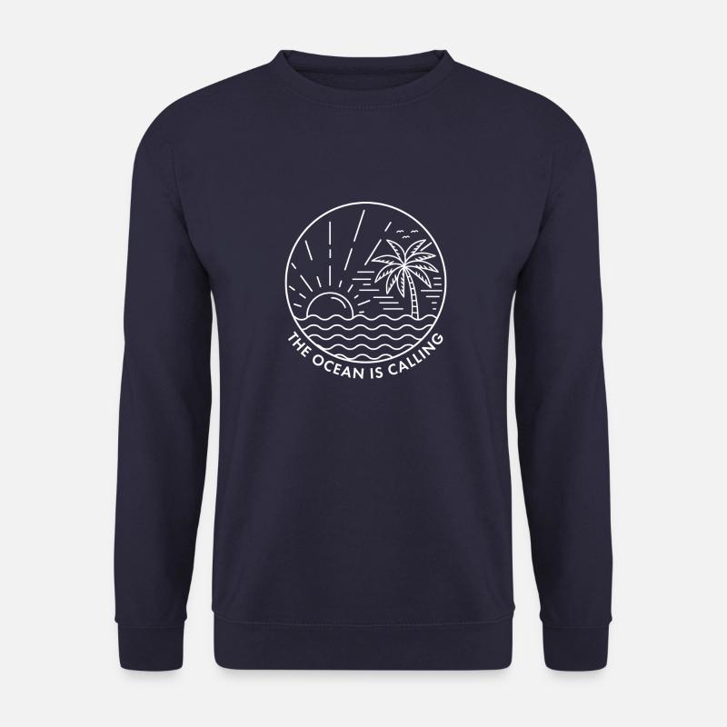 The Ocean is Calling - Unisex Sweatshirt - navy