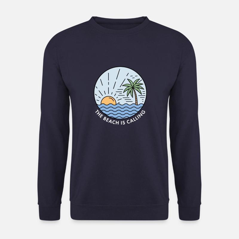 The Beach is Calling - Unisex Sweatshirt - navy