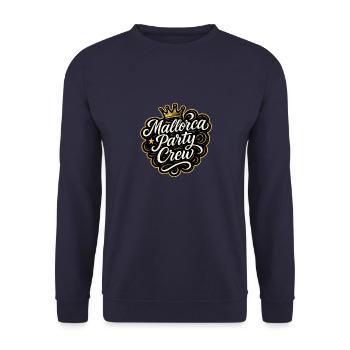 Majorque Party Crew Crown - Sweat-shirt Unisexe - marine - Devant - Alina (178cm) & Michal (187cm)