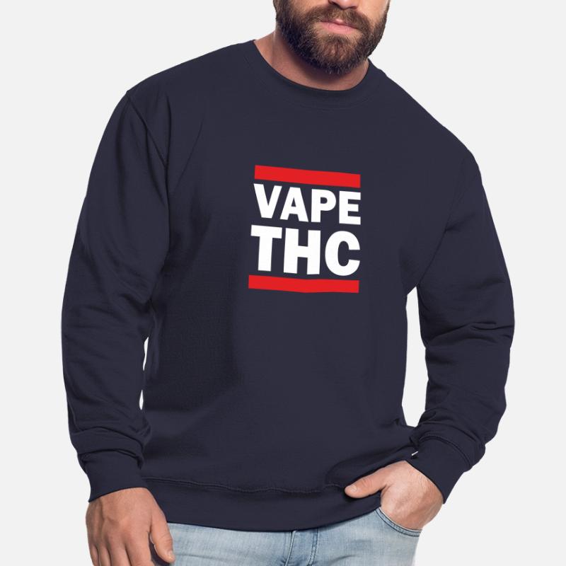 Vape THC Blanc Sweat-shirt Unisexe