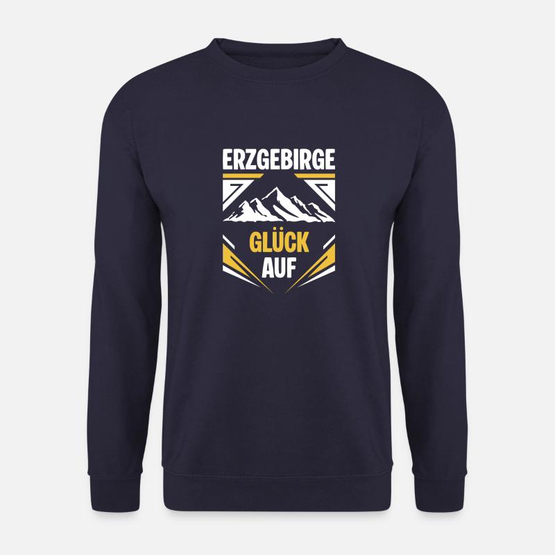 Erzgebirge Glueck au - Unisex Pullover - Navy