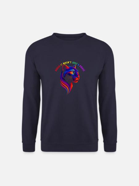 Panther Guess it wasn’t just a phase CSD LGBT Gay - Unisex Pullover - Navy