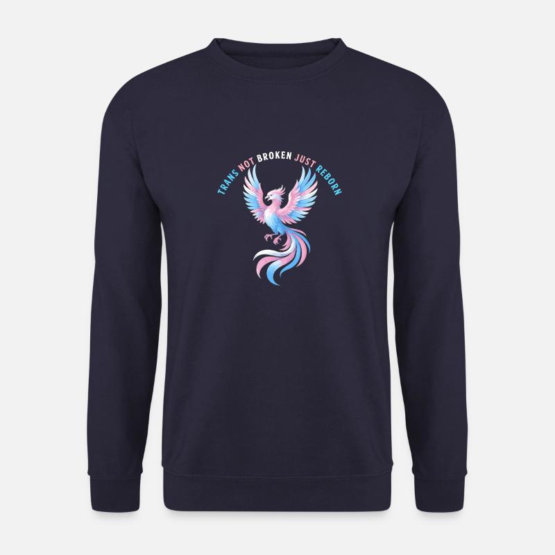 Trans Phoenix – Pas brisé, renaît - Sweat-shirt Unisexe - marine