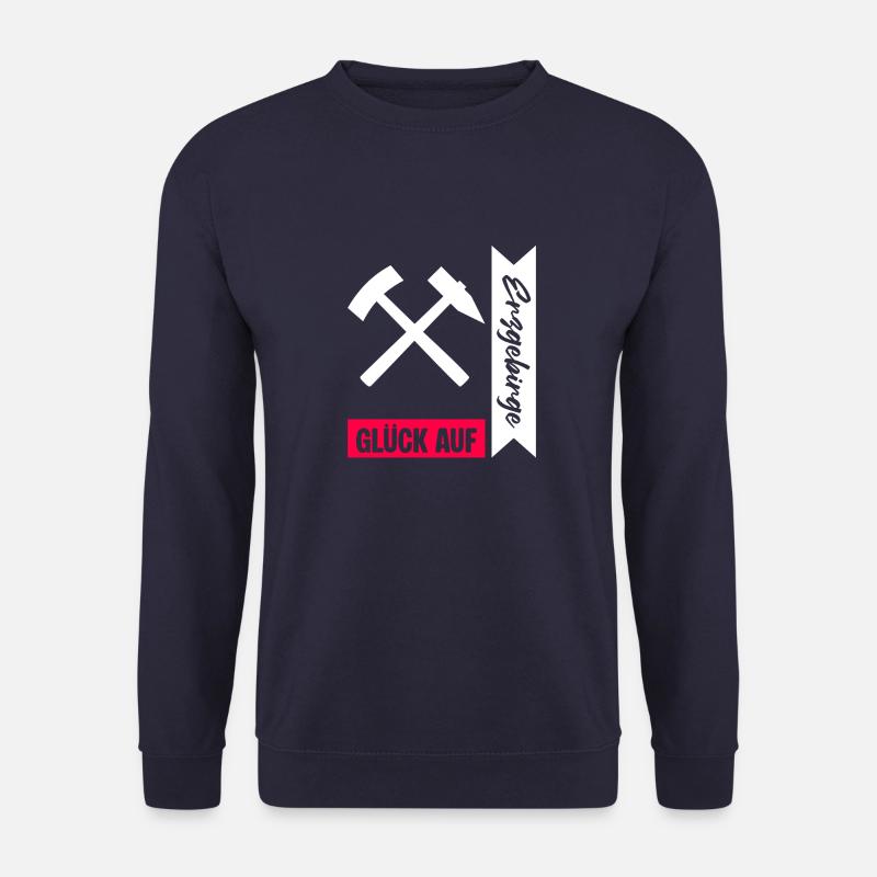 Erzgebirge Bergmann Gruss - Unisex Pullover - Navy