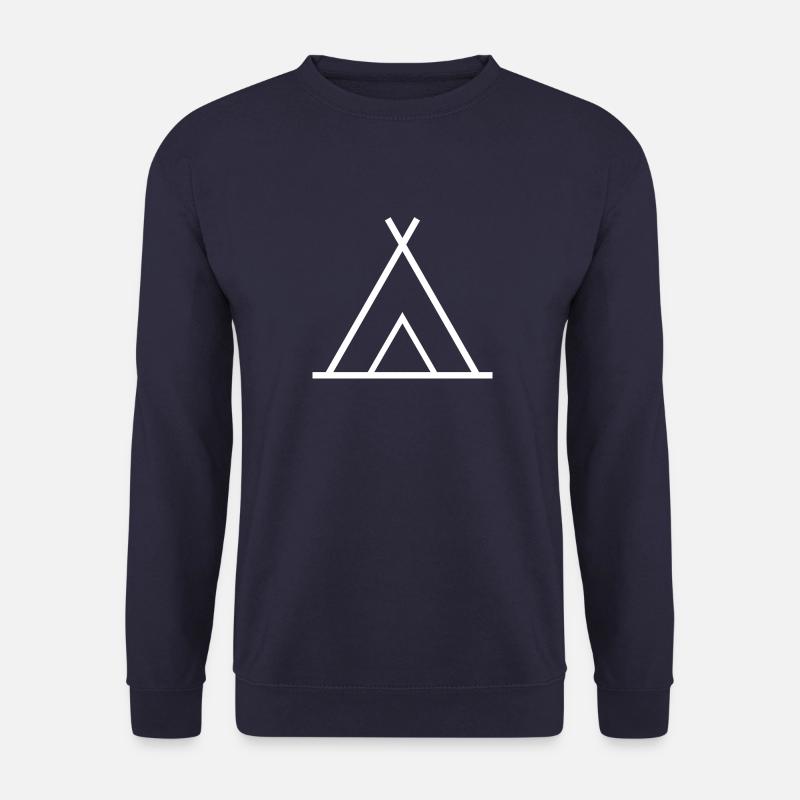 Camping, camping, tent, camping - Unisex Sweatshirt - navy