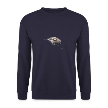 Chaffinch - Unisex Sweatshirt - navy - Front - Alina (178cm) & Michal (187cm)