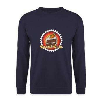 Gâteau Dessert Carotte Gâteau Cuisson Boulanger - Sweat-shirt Unisexe - marine - Devant - Alina (178cm) & Michal (187cm)
