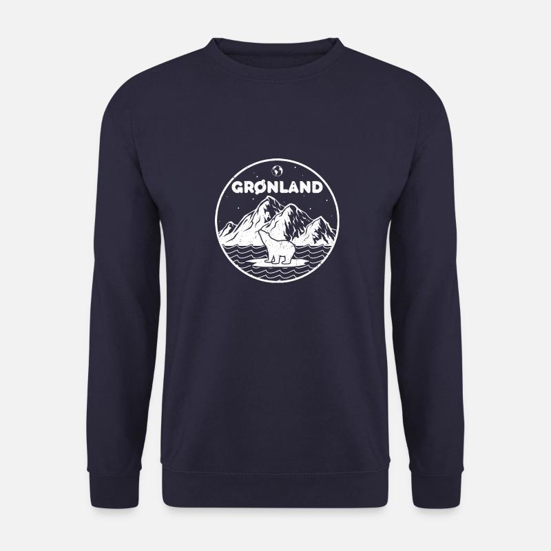 Grönländische Kunst Grönland Dänemark - Unisex Pullover - Navy