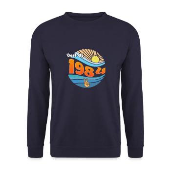 Timeless 1984 – Célébration de 41 années merveilleuses - Sweat-shirt Unisexe - marine - Devant - Alina (178cm) & Michal (187cm)