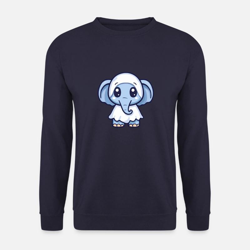 Mammoth Halloween Funny Ghost - Unisex Sweatshirt - navy