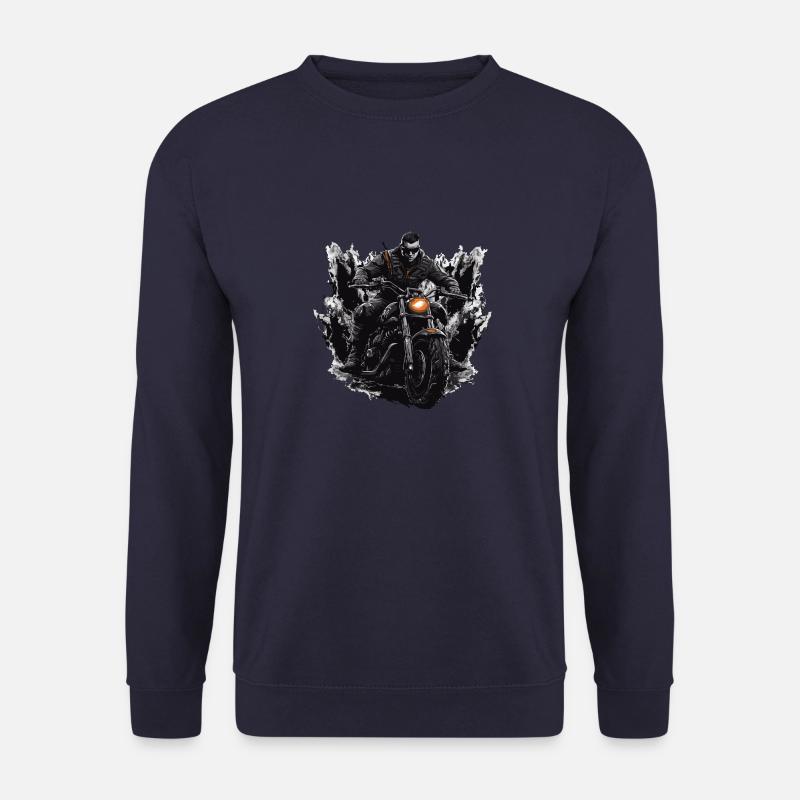 Motorcycle Biker - Unisex Sweatshirt - navy