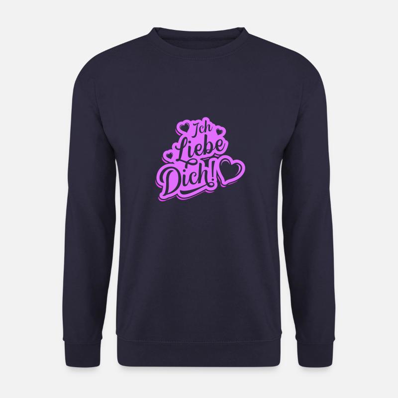 Je t’aime la Saint-Valentin - Sweat-shirt Unisexe - marine