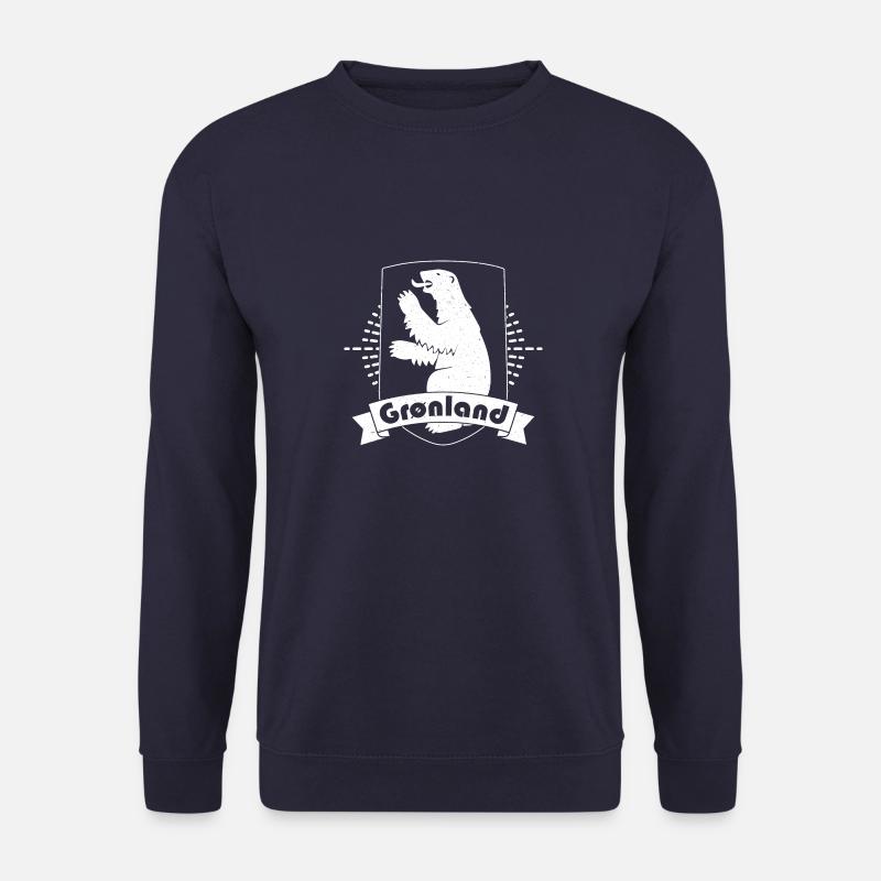 Grönland Dänemark Inuit Religion Thulemand - Unisex Pullover - Navy